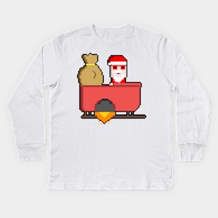 Summer Santa Kids Long Sleeve T-Shirt